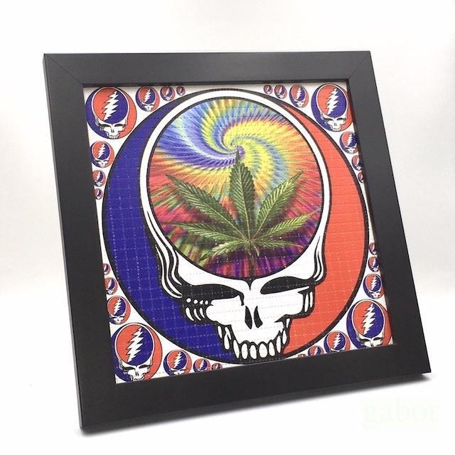 【SATIVA】吃錯藥藝術相框 Blotter 死之華 骷髏 Grateful Dead 迷幻 郵票 LSD 419