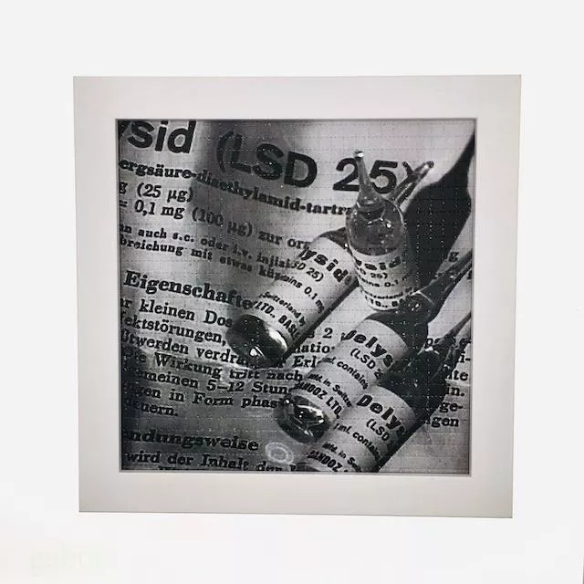 【SATIVA】吃錯藥藝術相框 Blotter Delysid Sandoz 德國版 迷幻 郵票 LSD 419 【SATIVA】吃錯藥藝術相框 Blotter Delysid Sandoz 德國版 迷幻 郵票 LSD 419