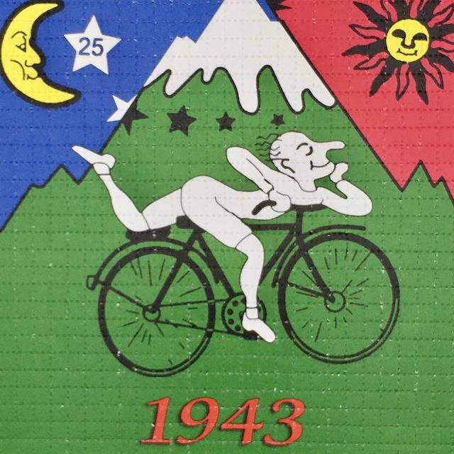 【Sativa】吃錯藥藝術相框 Blotter Bicycle Day 1943 迷幻 郵票 LSD 419