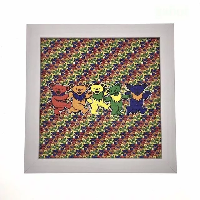 【SATIVA】吃錯藥藝術相框 Blotter,小熊家族 Grateful Dead 迷幻 郵票 LSD 419 【SATIVA】吃錯藥藝術相框 Blotter,小熊家族 Grateful Dead 迷幻 郵票 LSD 419