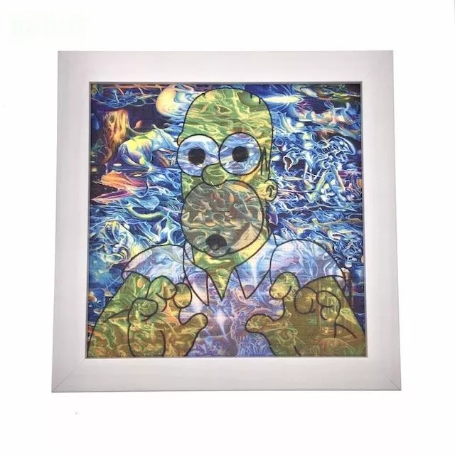 【SATIVA】吃錯藥藝術相框 Blotter,荷馬的迷幻旅程 Psychedelic 迷幻 郵票 LSD 419 【SATIVA】吃錯藥藝術相框 Blotter,荷馬的迷幻旅程 Psychedelic 迷幻 郵票 LSD 419