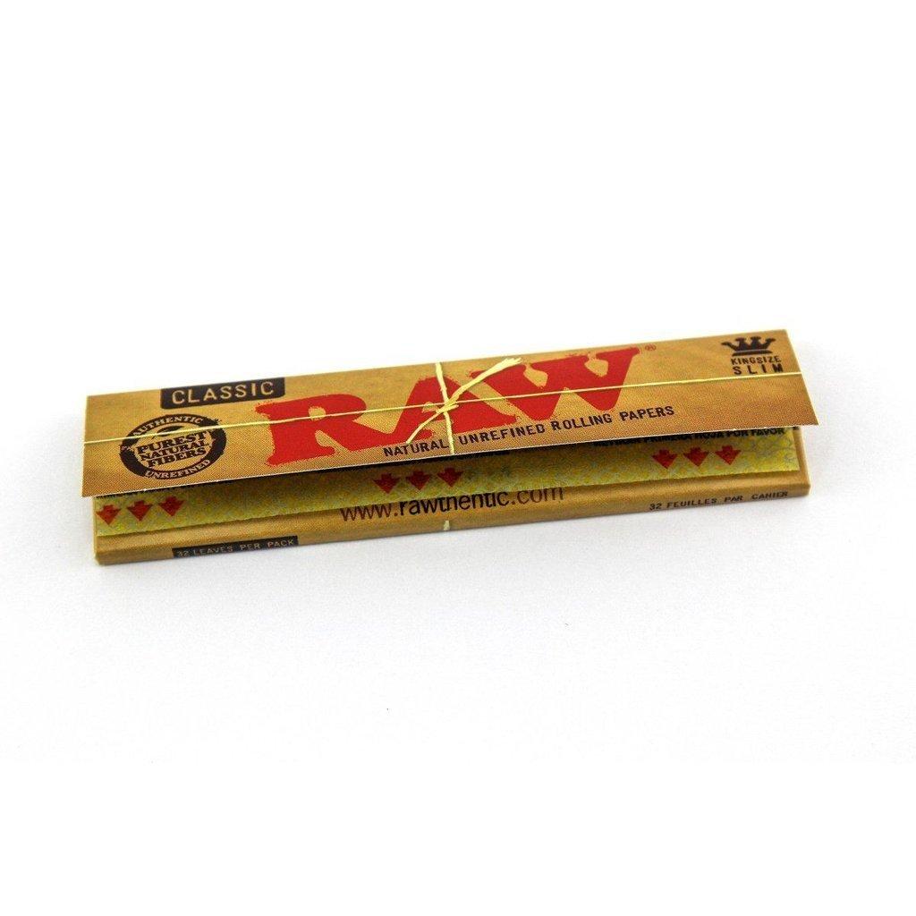 Raw 原木漿 手捲紙 長版 Classic Kingsize Slim Unrefined Rolling Papers