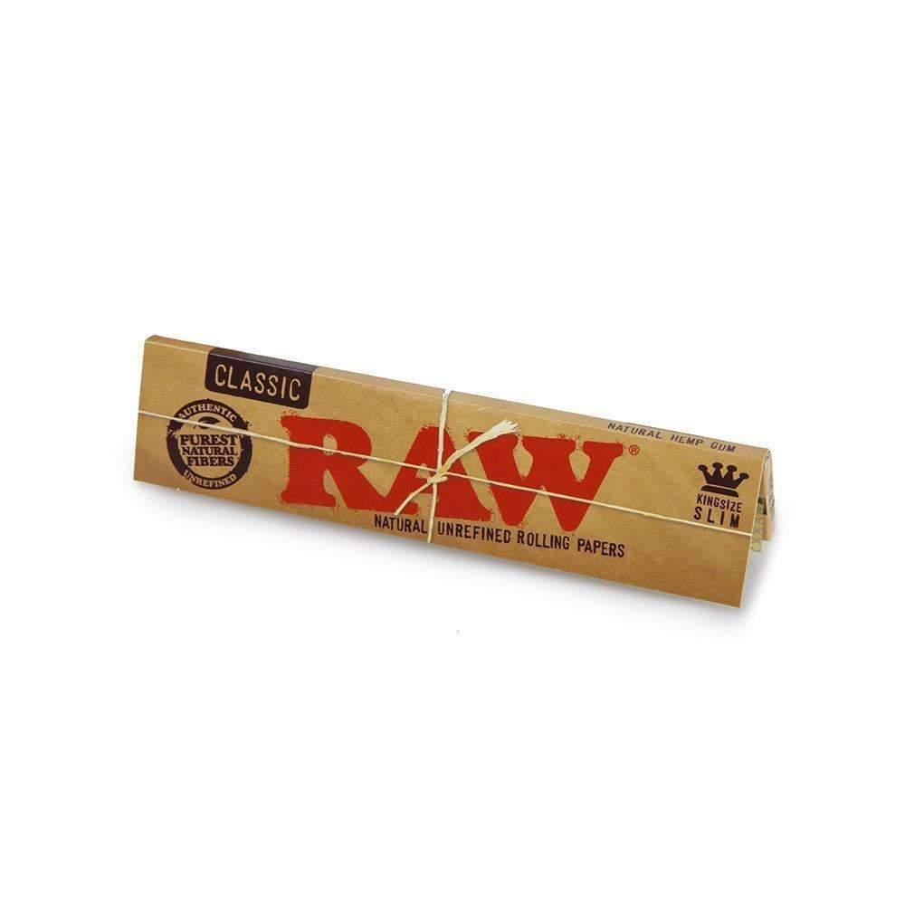 Raw 原木漿 手捲紙 長版 Classic Kingsize Slim Unrefined Rolling Papers