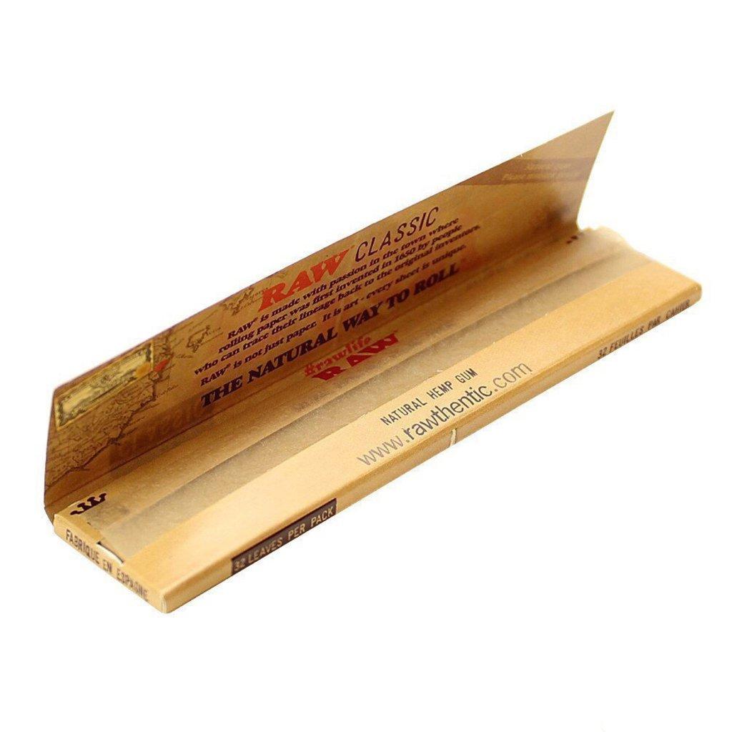 Raw 原木漿 手捲紙 長版 Classic Kingsize Slim Unrefined Rolling Papers