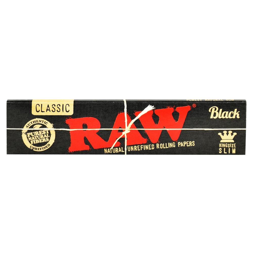 Raw 特薄 手捲紙 長版 Classic Black Kingsize Slim Unrefined Rolling Papers