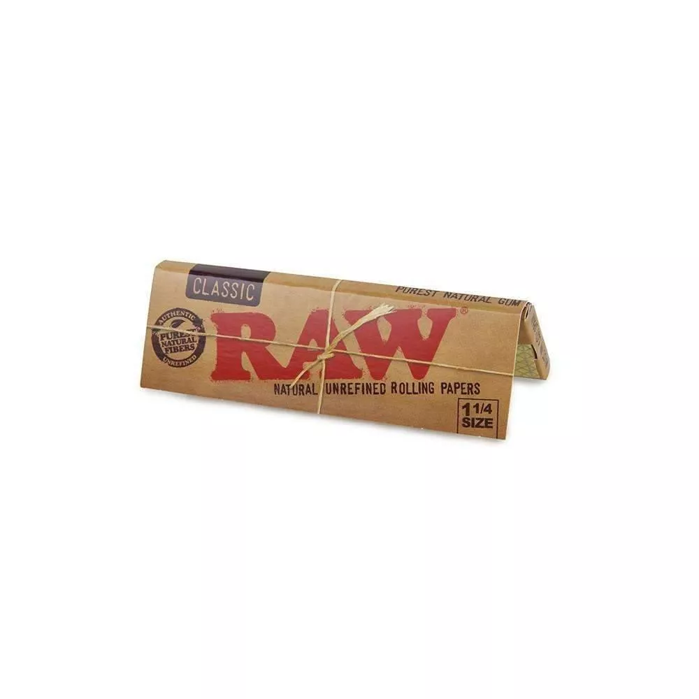 Raw 原木漿 手捲紙 短版 Classic Unrefined 1¼ Rolling Papers