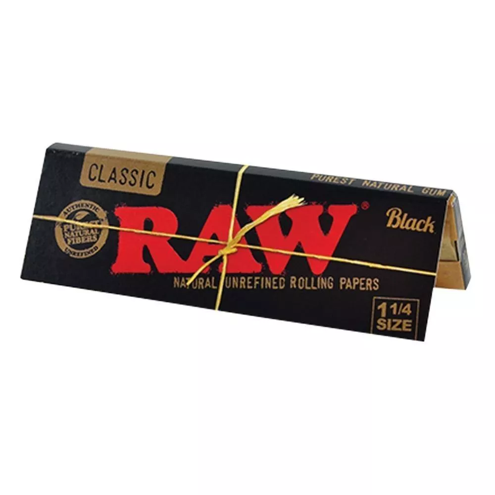 Raw 特薄 手捲紙 短版 Class Black 1¼ Rolling Papaers