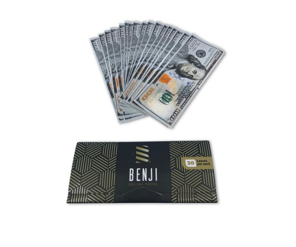 Benji 美鈔紙 手捲紙 附濾嘴 長版 $100 Dollar Kingsize Slim Rolling Papers