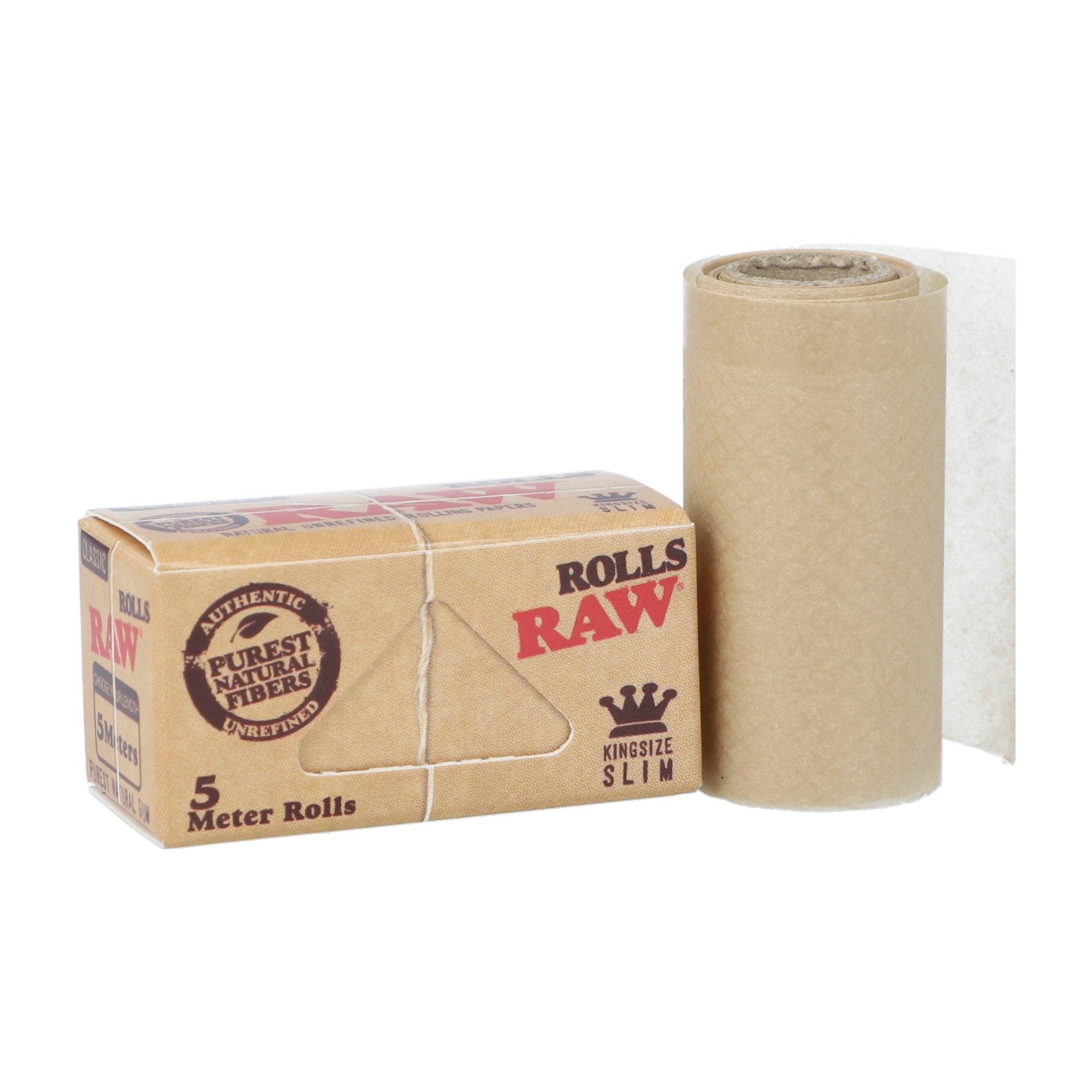 Raw 原木漿 手捲紙筒 5公尺 Classic Kingsize Slim Rolling Paper Roll 5M