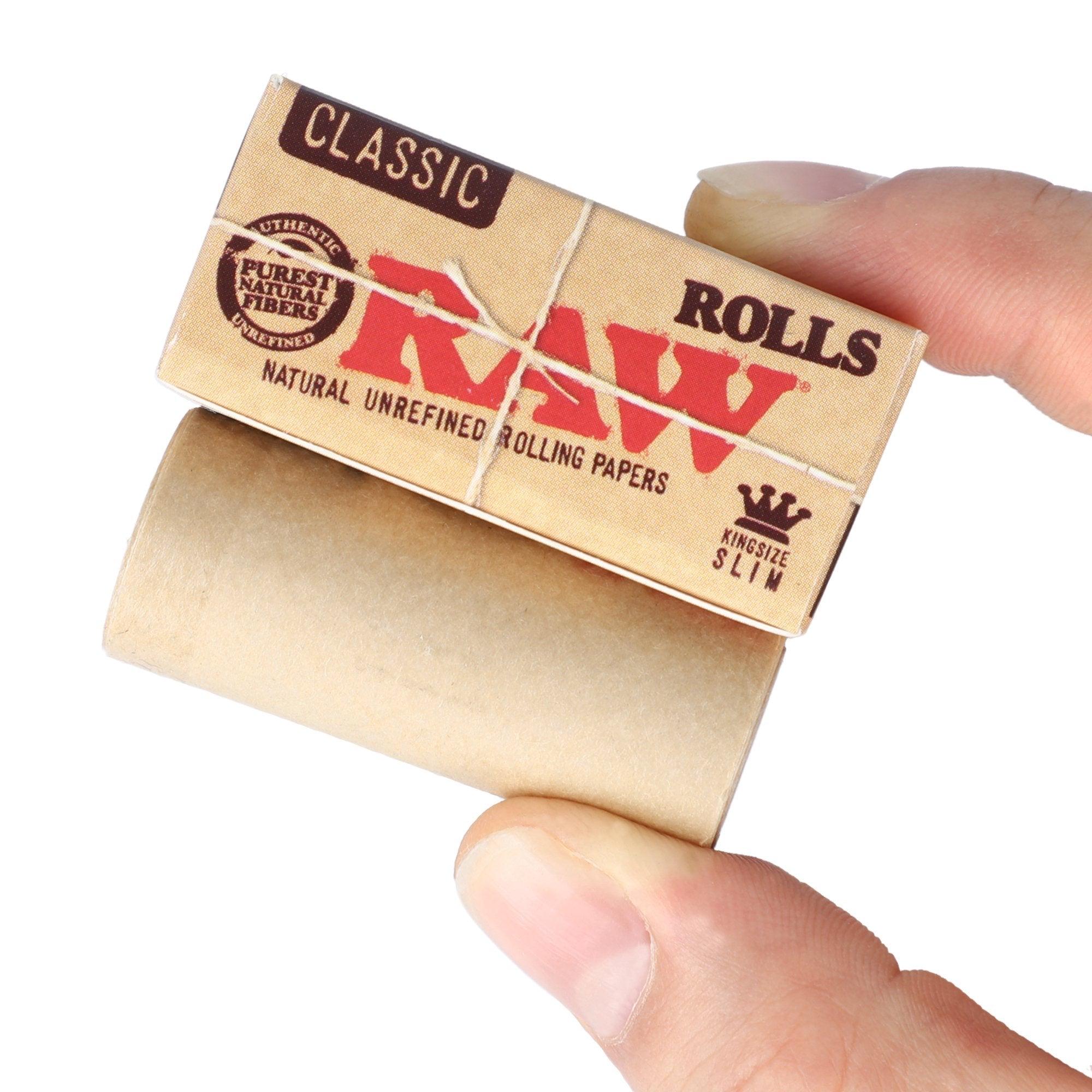 Raw 原木漿 手捲紙筒 5公尺 Classic Kingsize Slim Rolling Paper Roll 5M