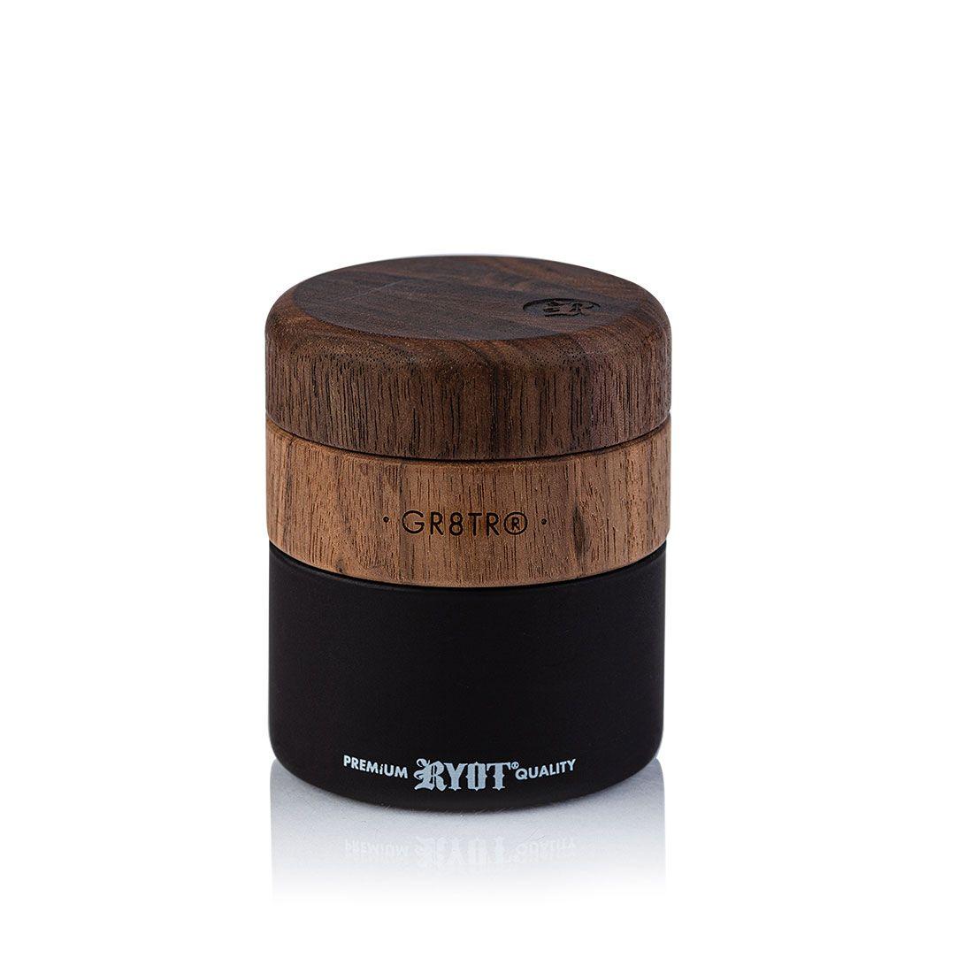 RYOT 研磨器 木質 Wood GR8TR Grinder with Jar Body