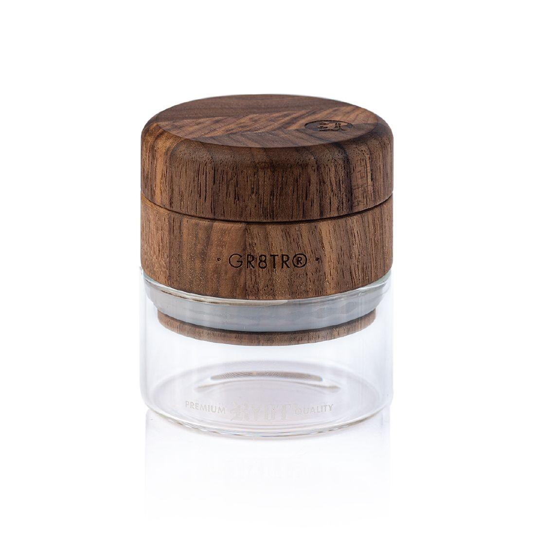 RYOT 研磨器 木質 Wood GR8TR Grinder with Jar Body