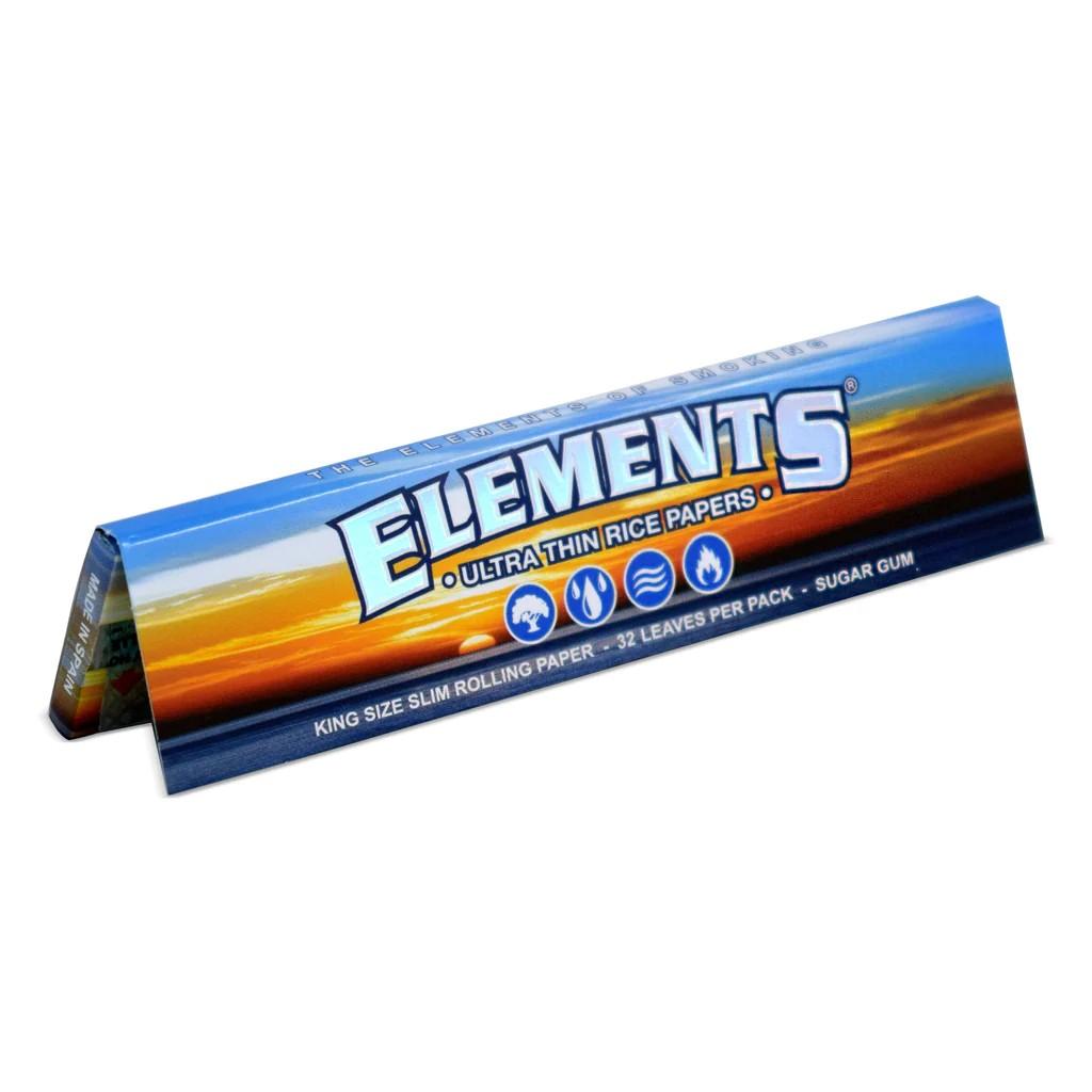 Elements 純米紙 手捲紙 長版 King Size Slim Rolling Papers