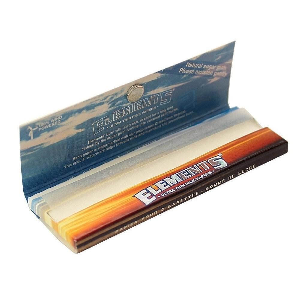 Elements 純米紙 手捲紙 短版 1¼ Rolling Papers Magnetic Closure