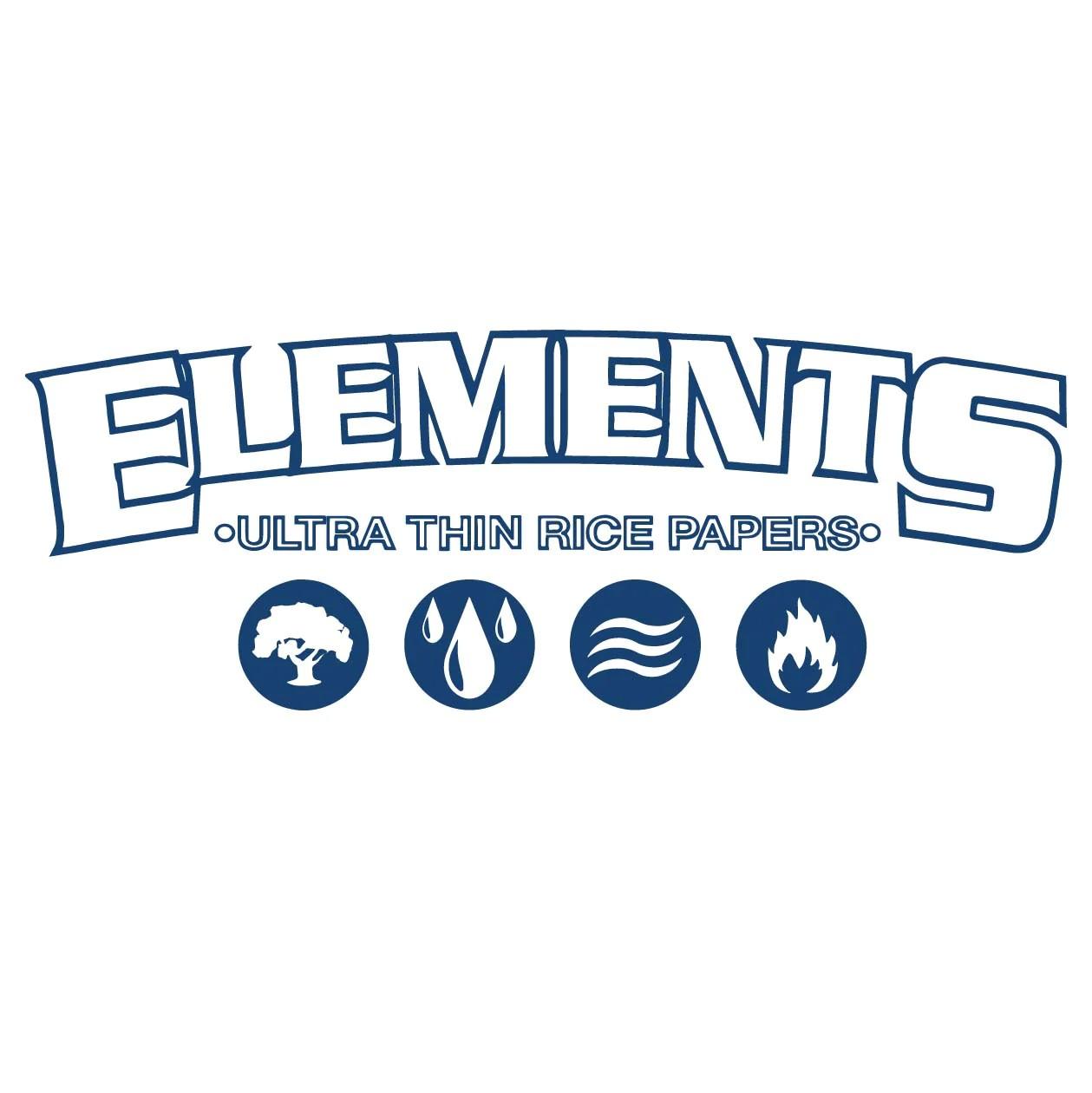 Elements 純米紙 手捲紙 短版 1¼ Rolling Papers Magnetic Closure