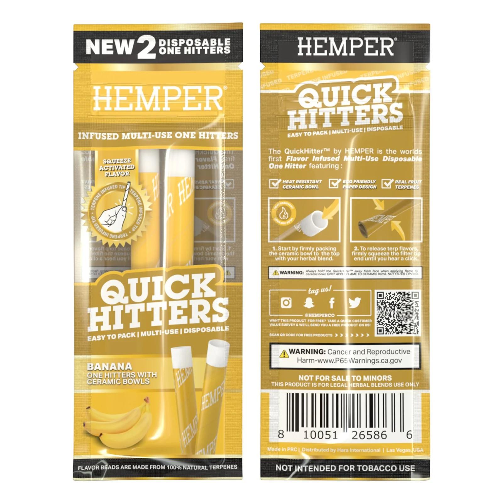 HEMPER 一次性 萜烯煙斗 Quick Hitters Disposable One Hitter