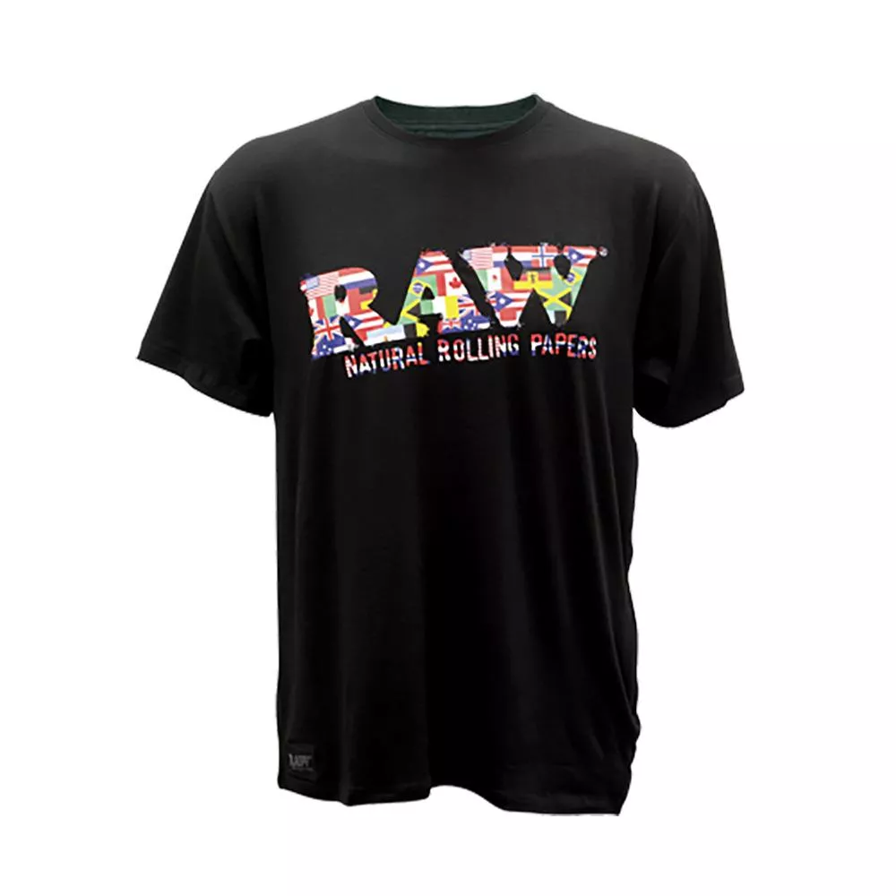 RAW T恤 拼貼國旗版 T-Shirt w/ Stash Pocket