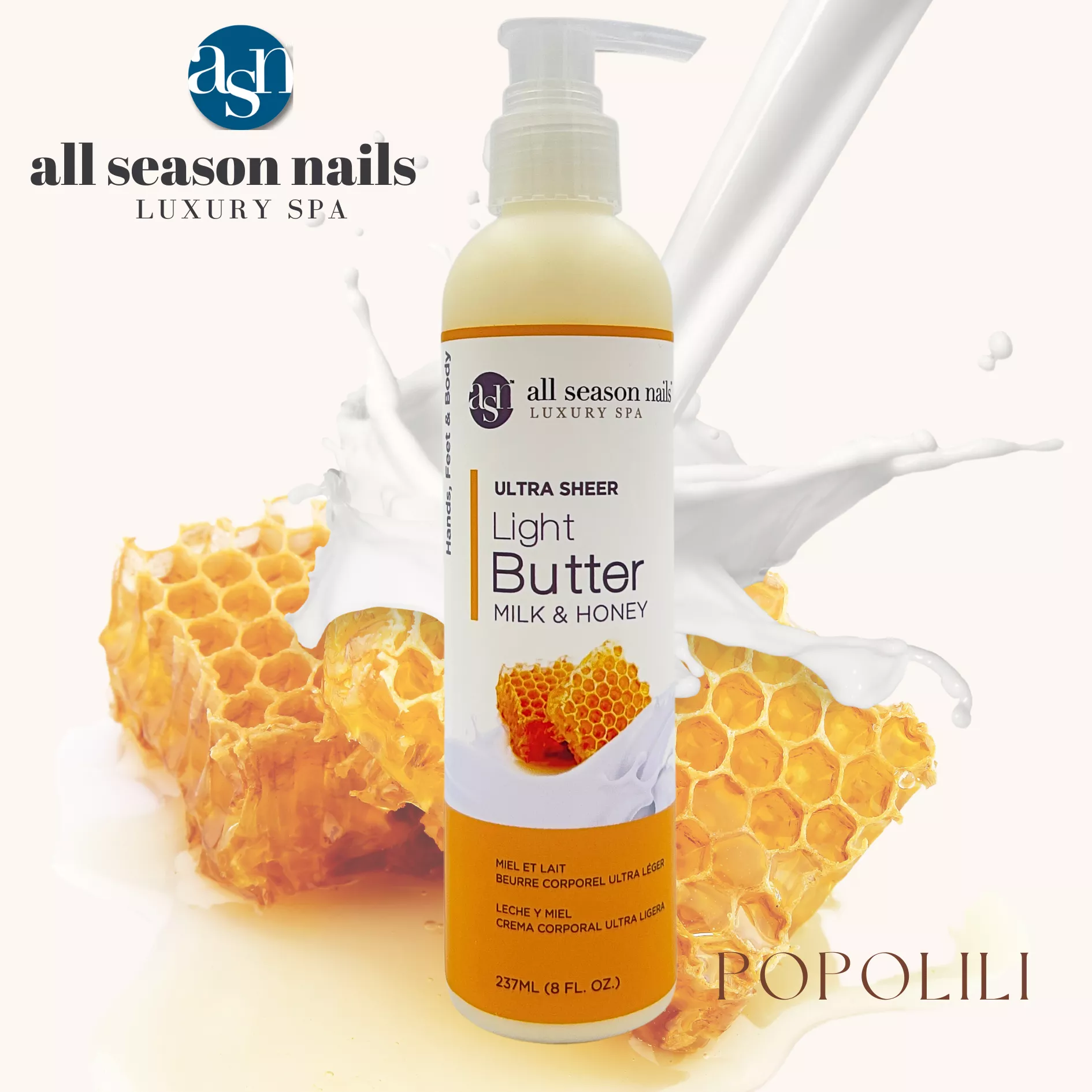 ASN 四季牛奶保濕輕乳液