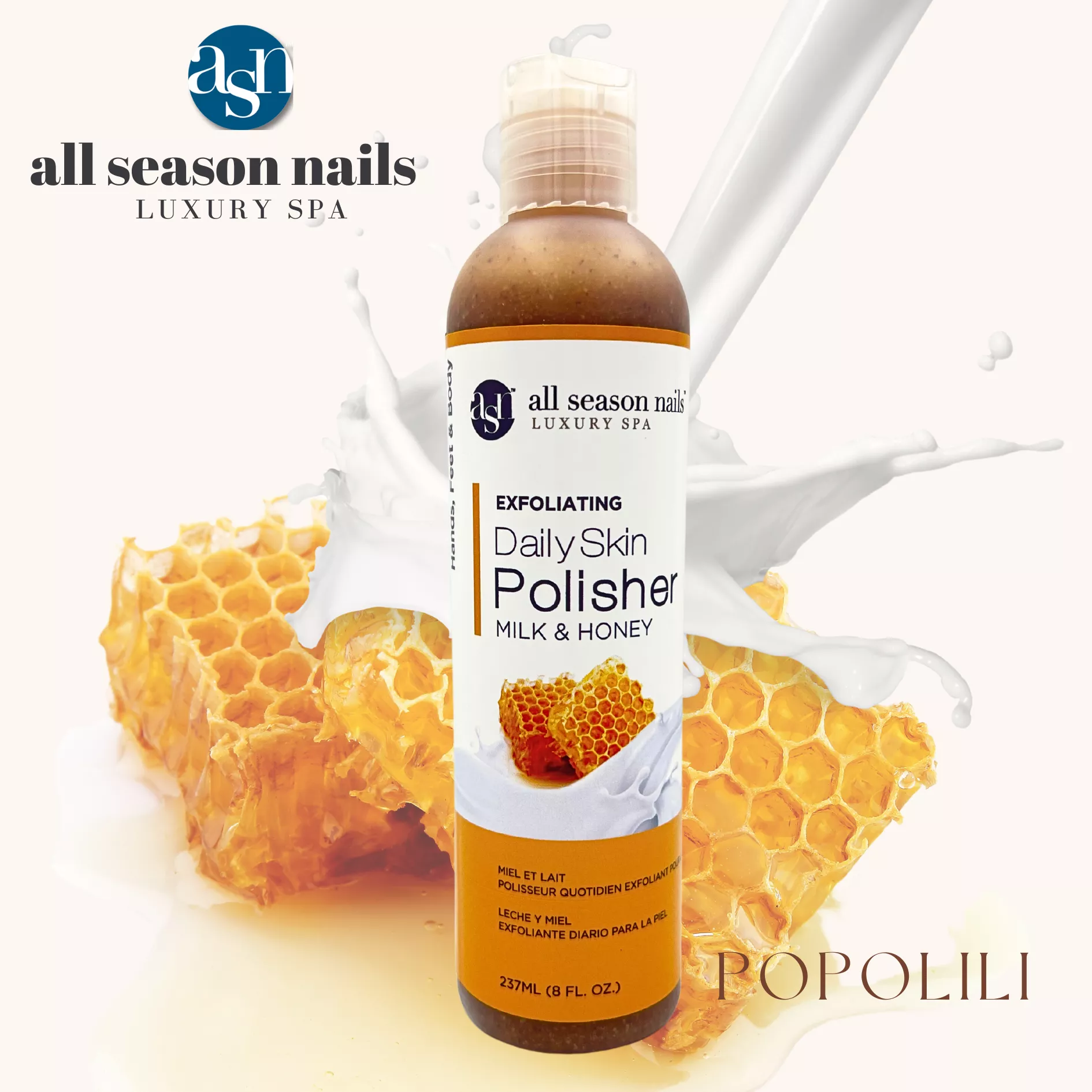 ASN 四季牛奶蜂蜜去角質凝露