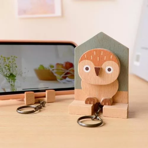 壁掛鑰匙圈 / 貓頭鷹款