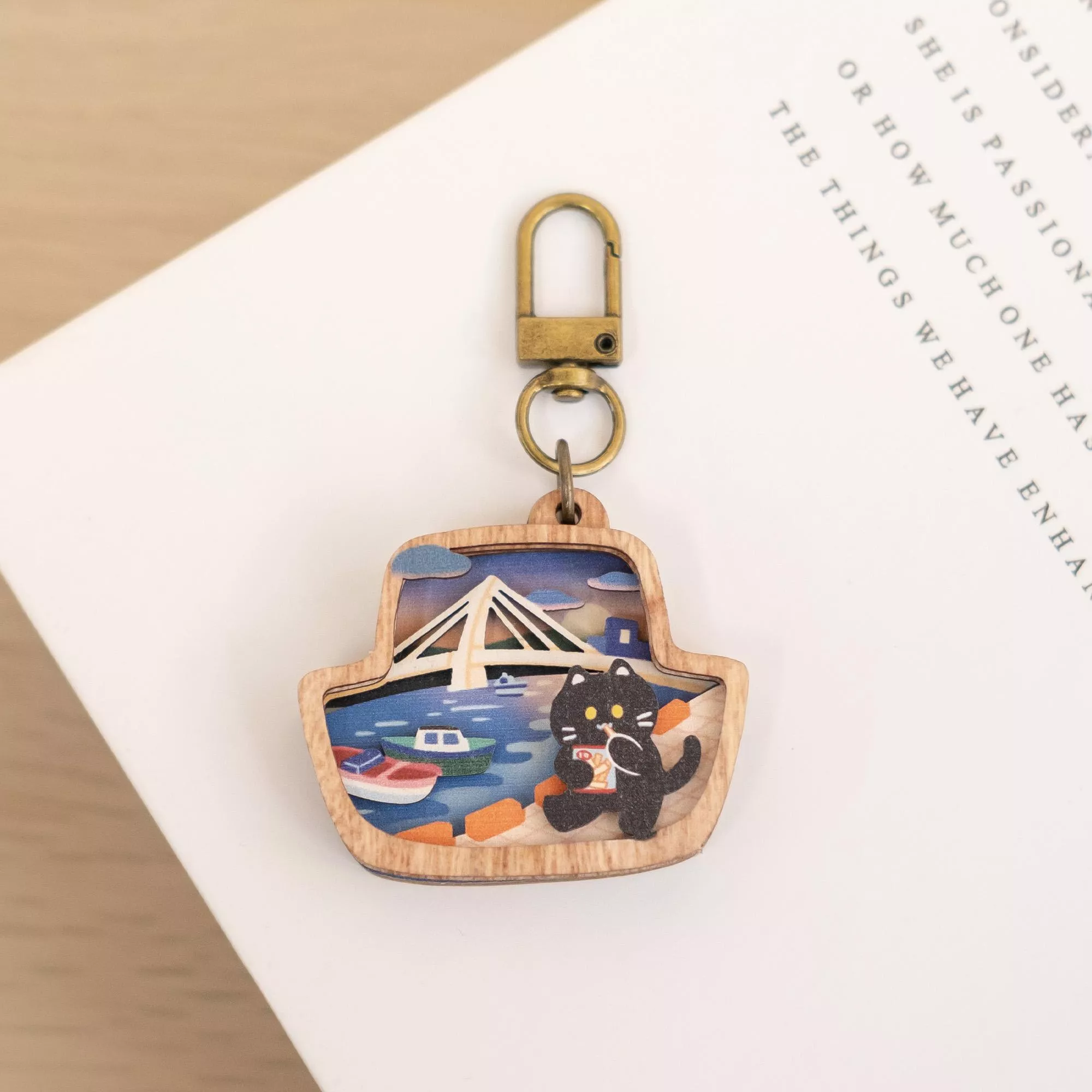 微風景鑰匙圈 / 浪漫海景