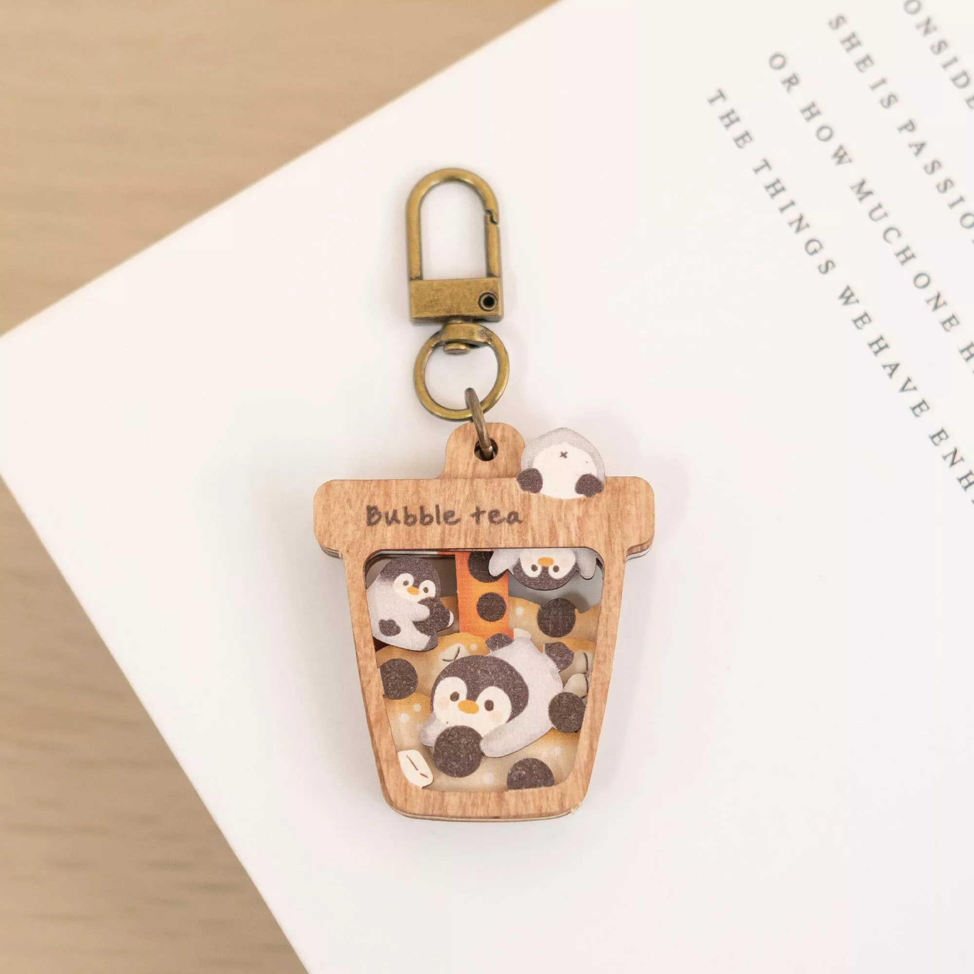 微風景鑰匙圈 / 珍珠奶茶