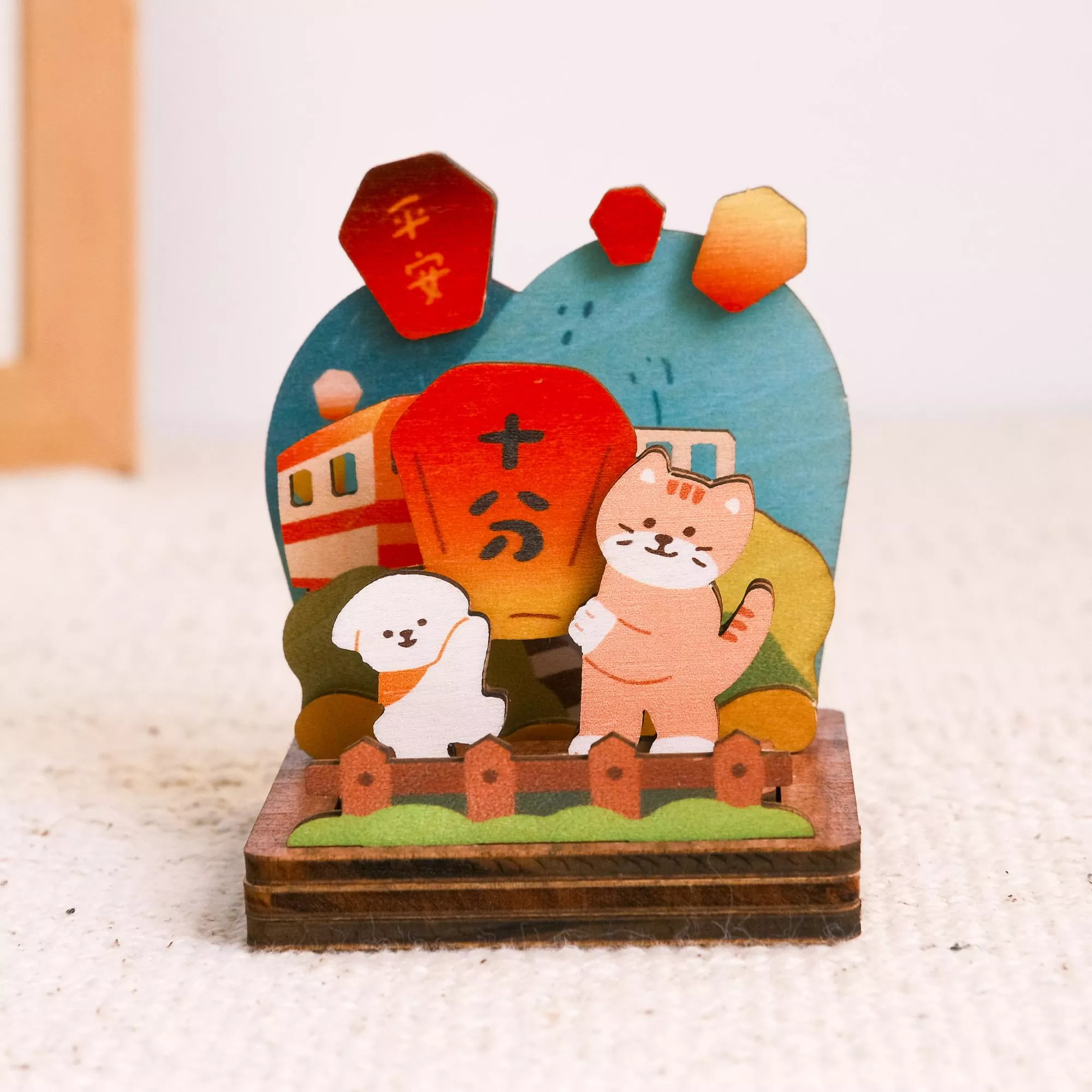 拼風景印章收納組 / 幸福天燈