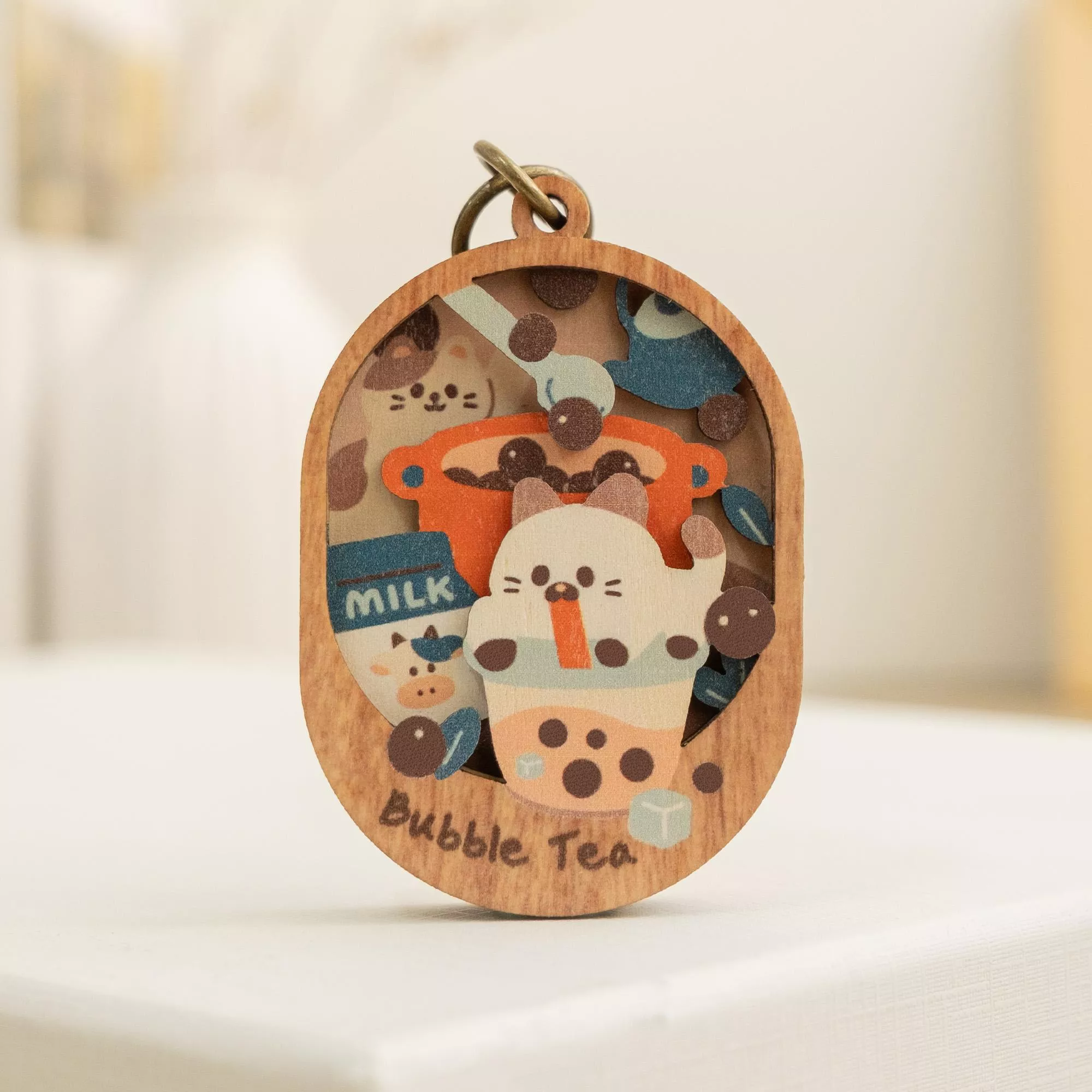 微風景小物鏡 / 珍奶貓咪