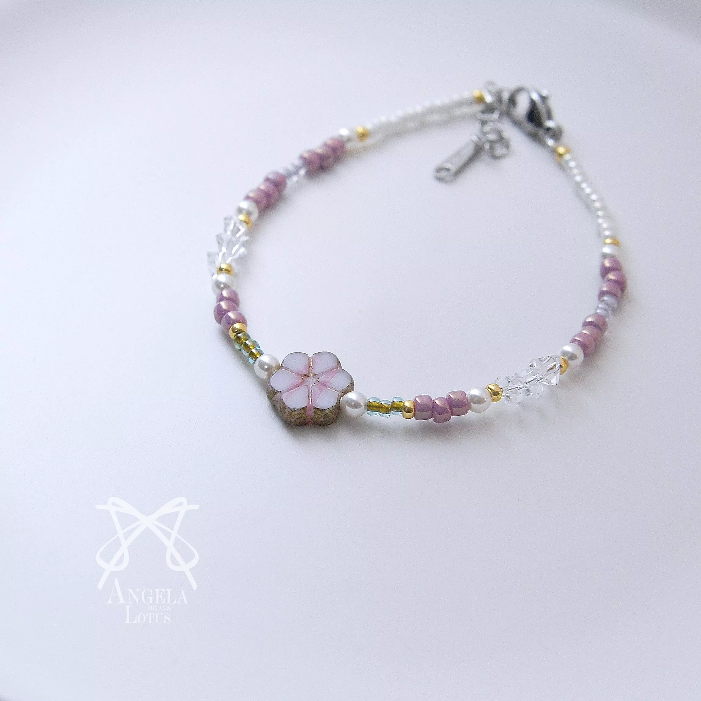 高貴仙紫_扣式手鏈｜ALd輕手作