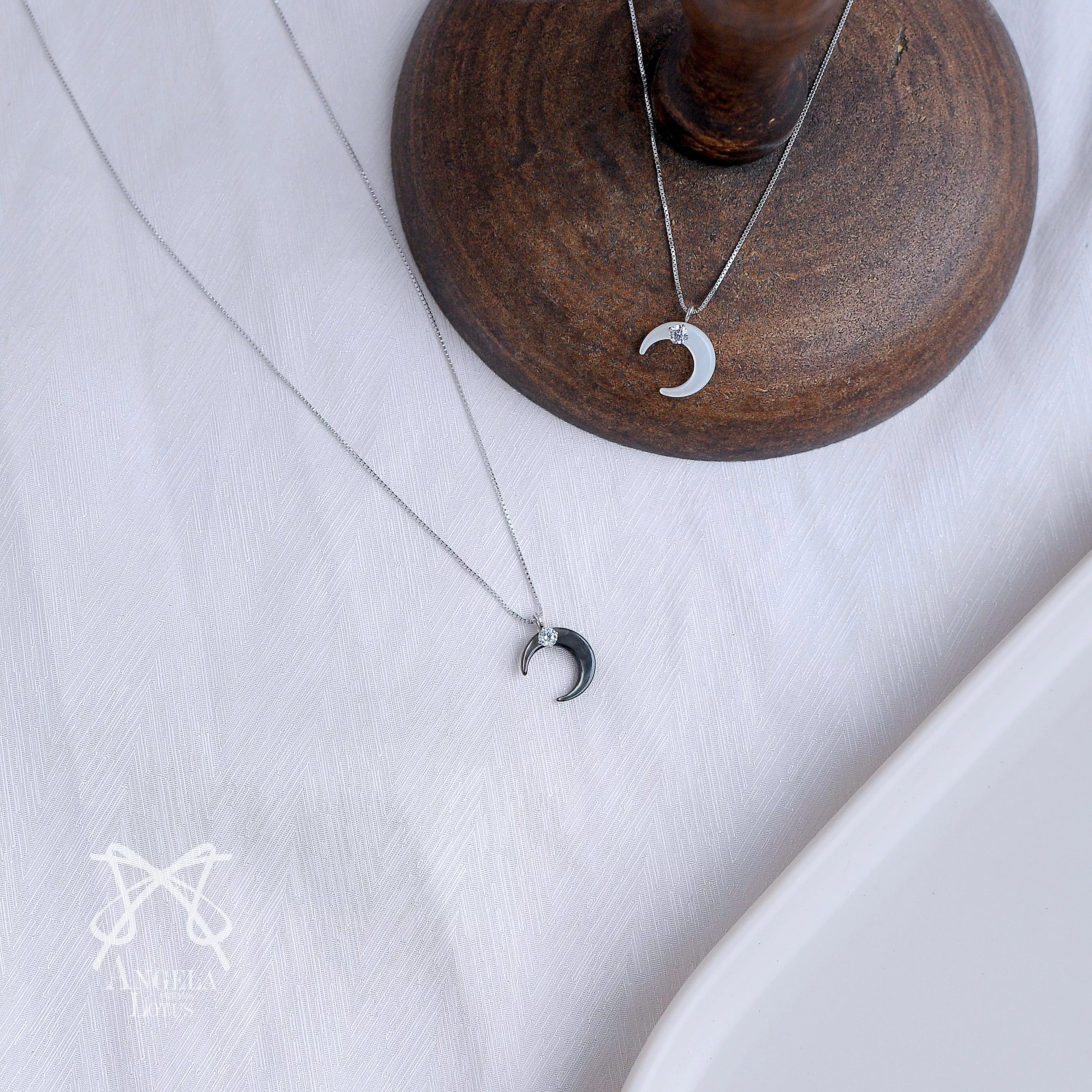 夜的黑與白_項鍊｜ALd輕手作