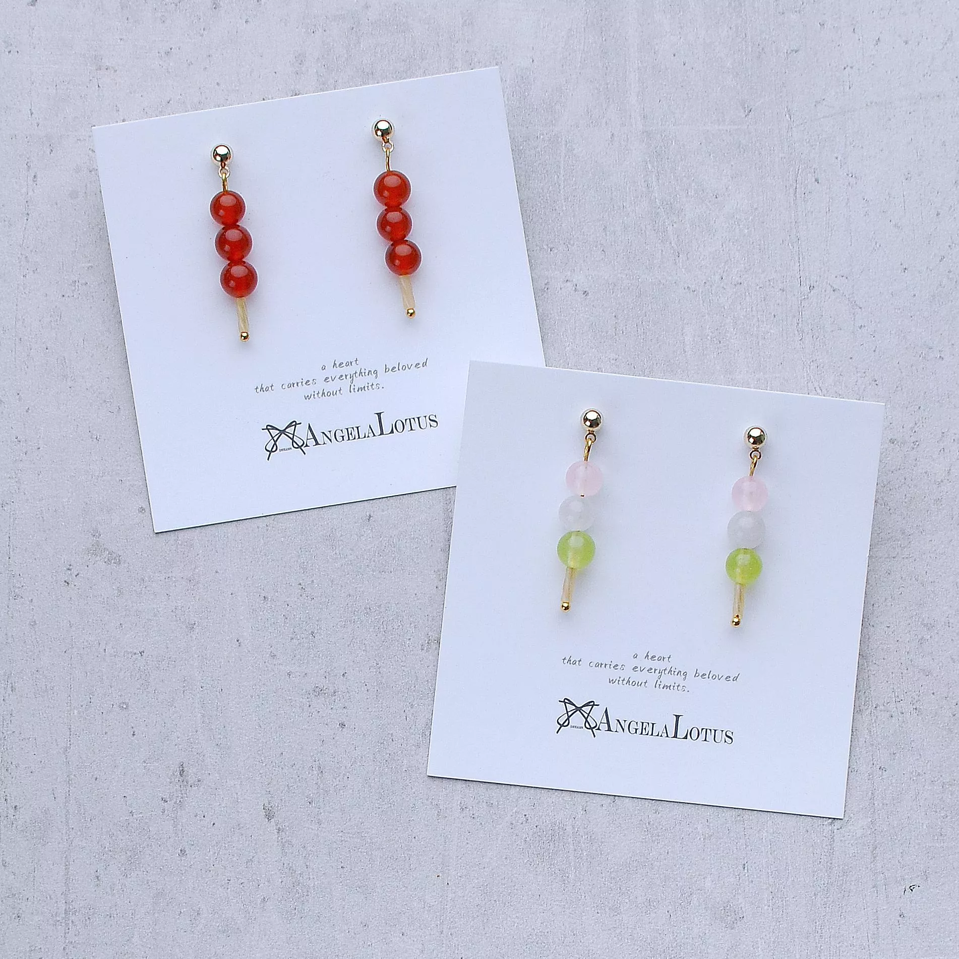 糰子與糖葫蘆_耳環｜ALd輕手作