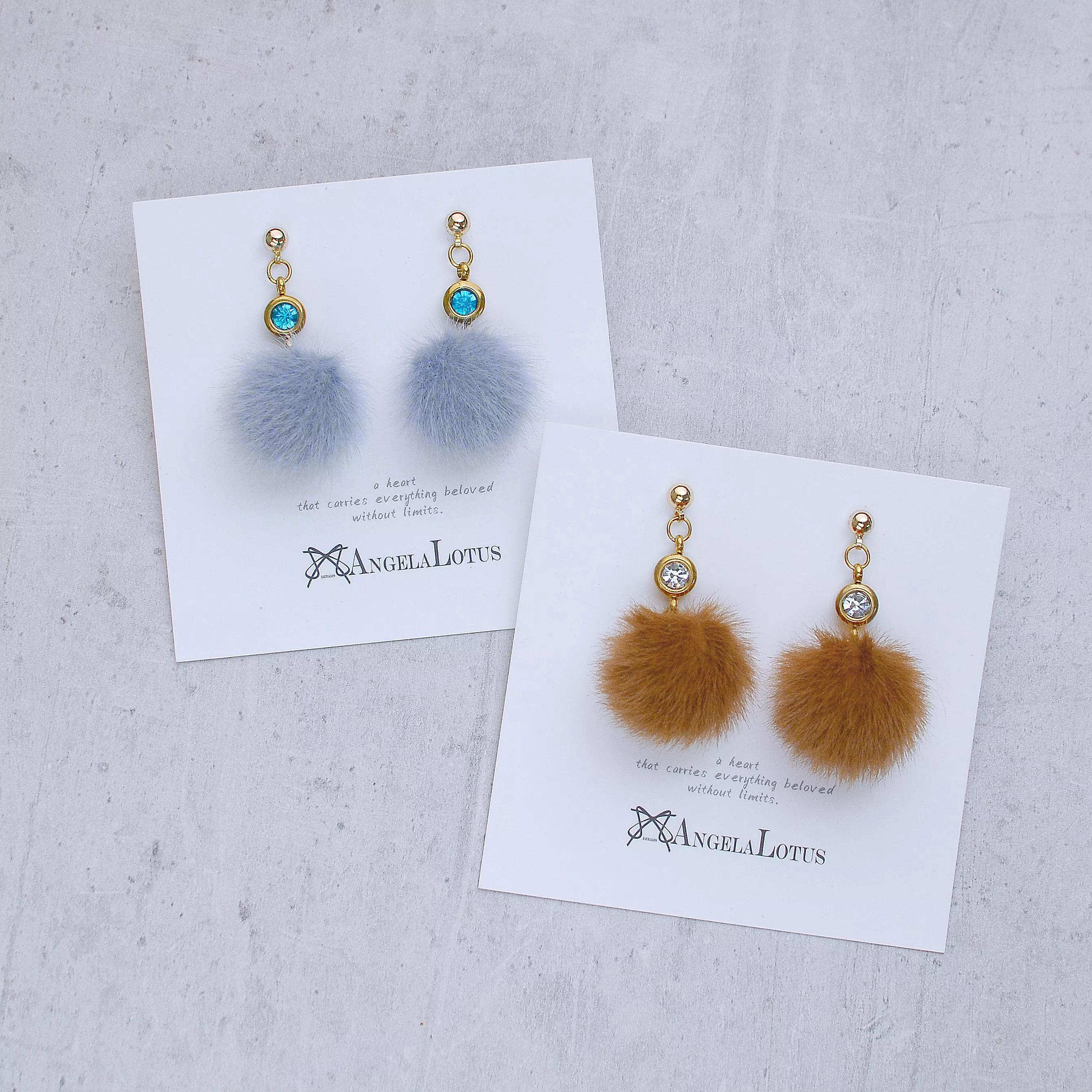 顯色的冬日_耳環｜ALd輕手作