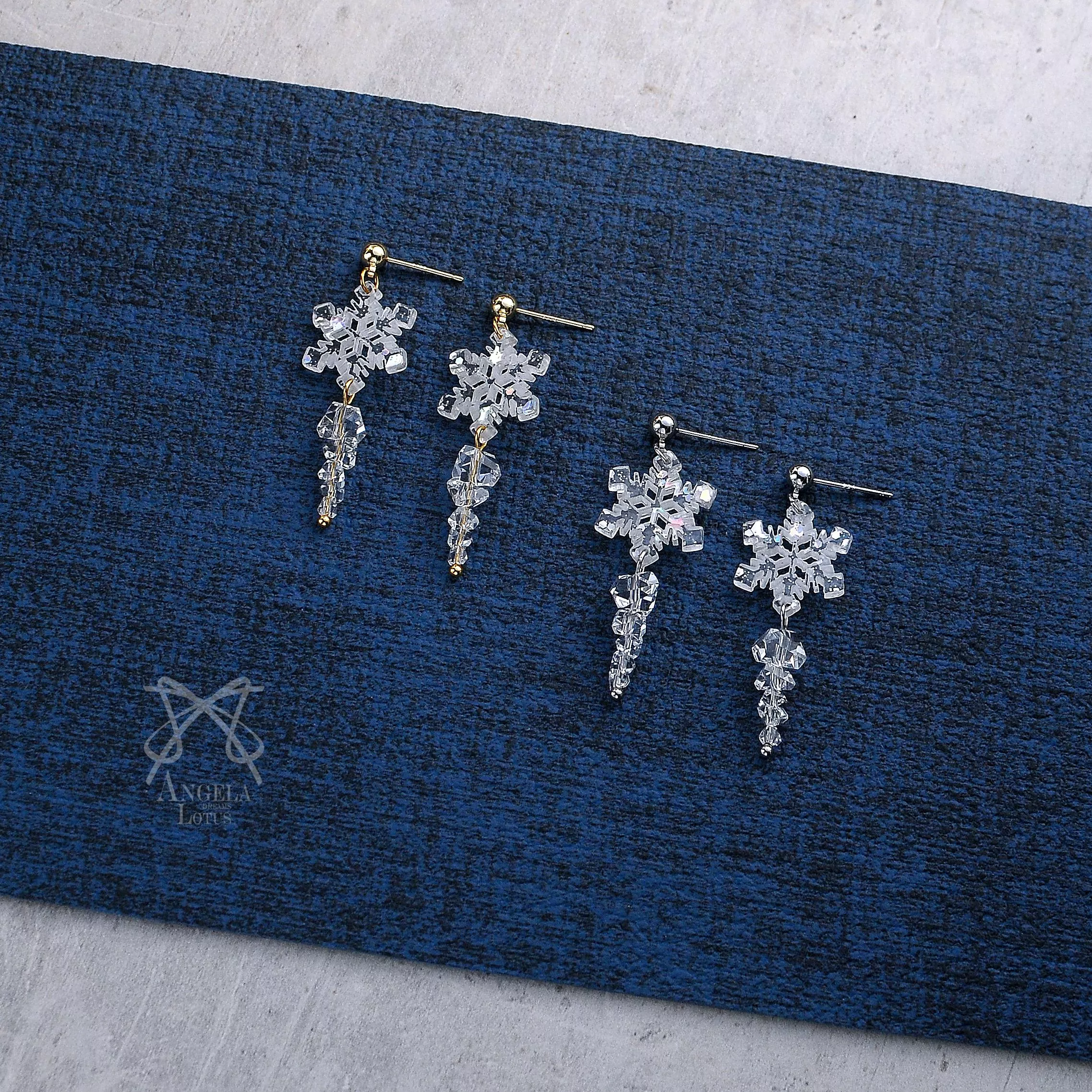 冰晶雪_耳環｜ALd輕手作
