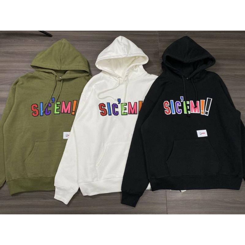 WTAPS帽衫Supreme FW21 X WTAPS SIC'EM!!! Hooded Sweatshirt 帽T