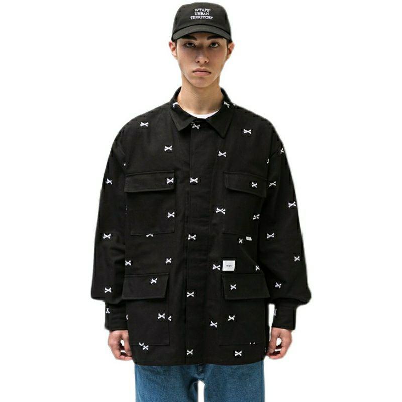 WTAPS JUNGLE 01 LS COTTON骨頭四袋長袖襯衫男22SS | TINO HOMME for