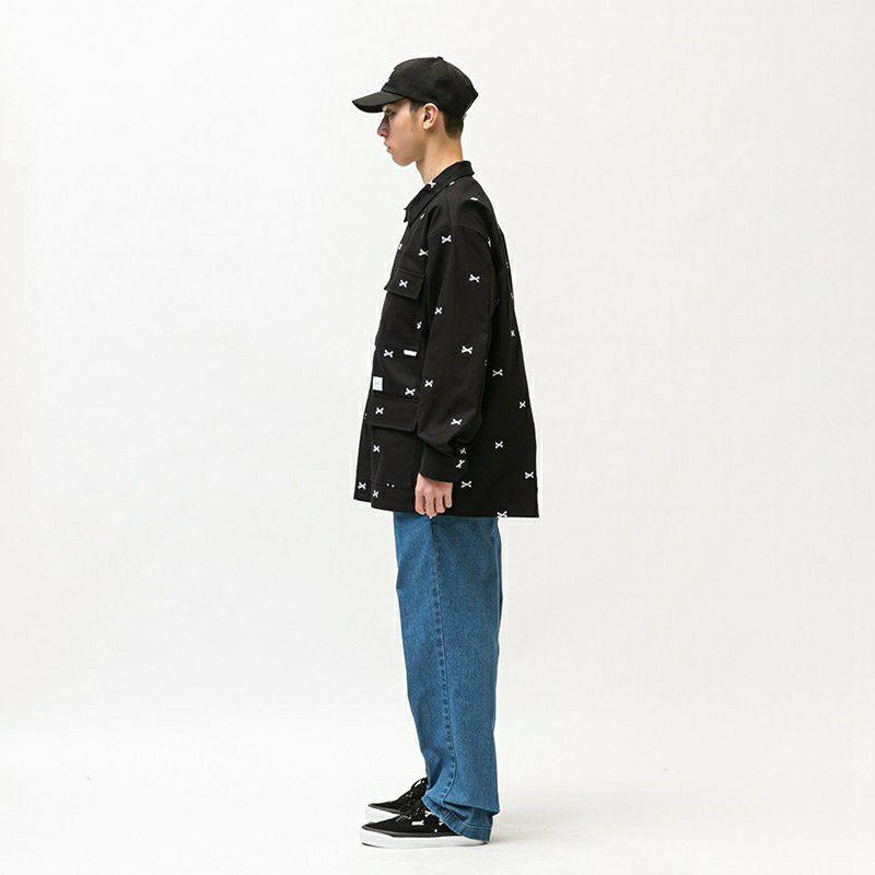 WTAPS JUNGLE 01 LS COTTON骨頭四袋長袖襯衫男22SS | TINO HOMME for