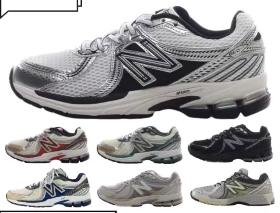 純原N字860V2男鞋老爹鞋夏季輕便透氣網面運動厚底男鞋女增高百搭