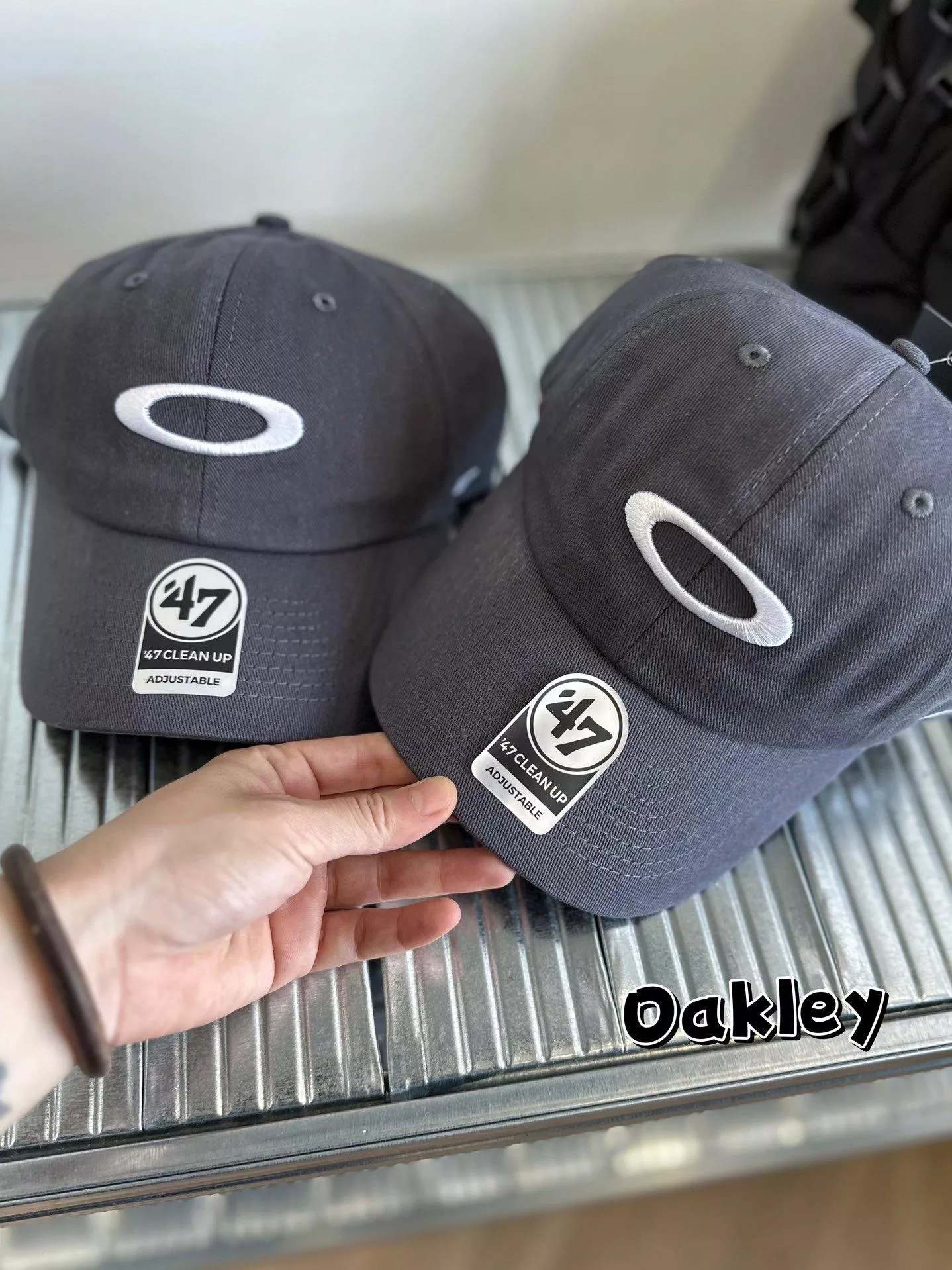 【小眾oakley聯名47brand刺繡鴨舌帽】