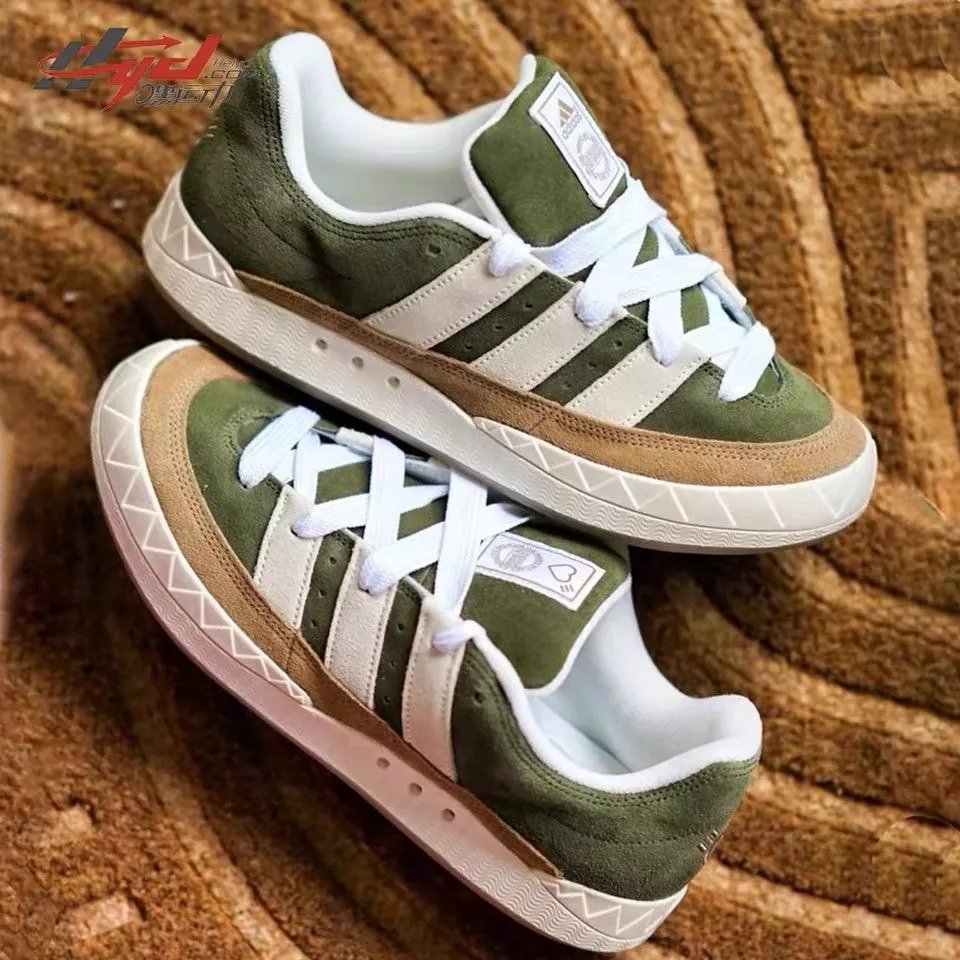 阿迪達斯Adidas x HUMAN MADE 阿迪達斯女鞋鯊魚麵包鞋男鞋運動休閒板鞋