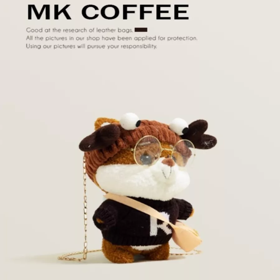 可愛玩偶網紅包-黑色