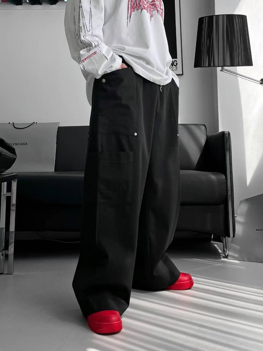 【JA】韓國🇰🇷美式Cargo pants 大口袋 寬鬆休閒工裝褲