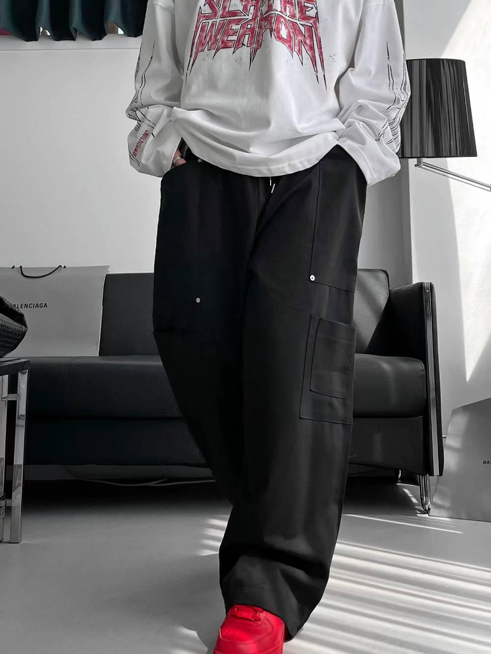 【JA】韓國🇰🇷美式Cargo pants 大口袋 寬鬆休閒工裝褲