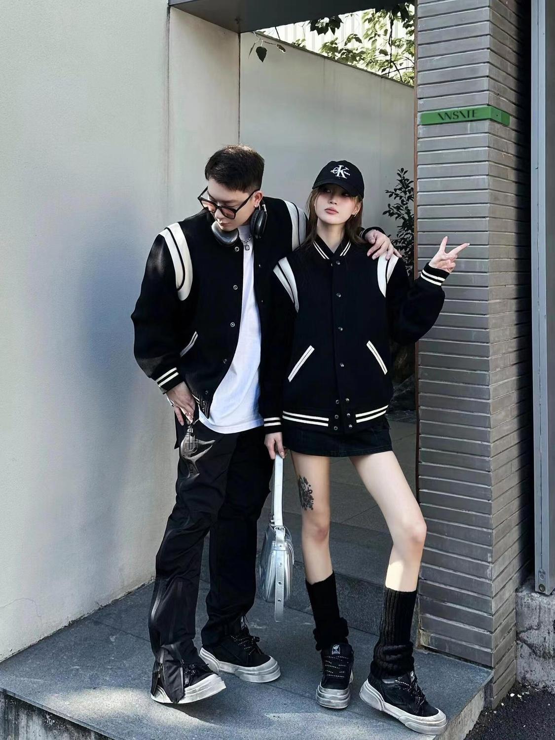 【JA】美式 寬肩 槍背 棒球外套版 棉外套