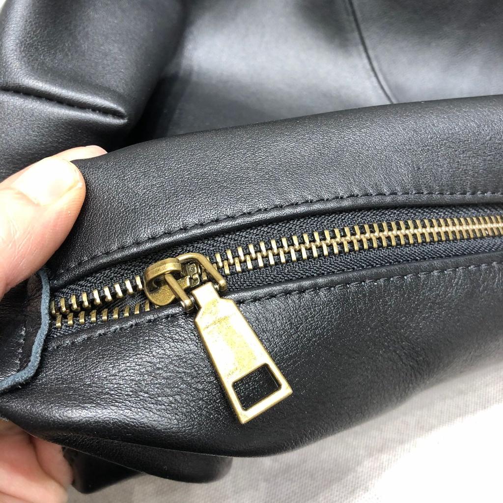DANDT真皮手工 頭層牛皮  單肩包 斜挎包波特包 女款式(23 JUN CAR)文藝真皮包