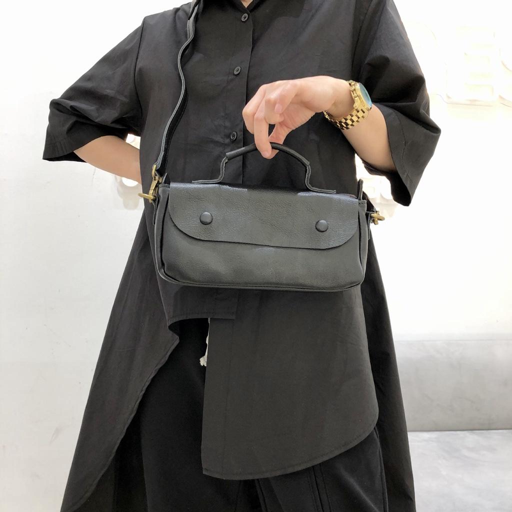 DANDT文藝真皮包真皮手工 森系 頭層牛皮 單肩包 斜挎包  女款式 手提包(23 JUN CAR)文藝真皮包