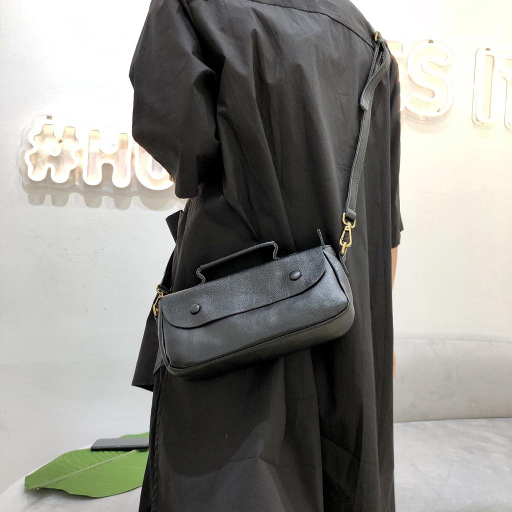 DANDT文藝真皮包真皮手工 森系 頭層牛皮 單肩包 斜挎包  女款式 手提包(23 JUN CAR)文藝真皮包