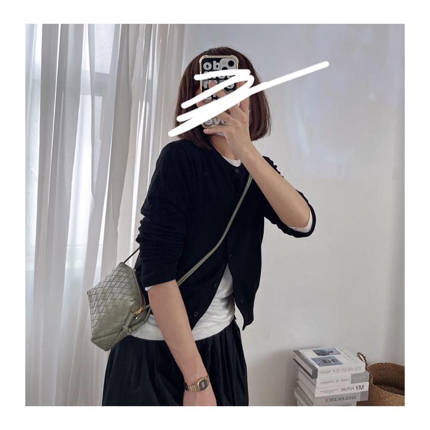 DANDT春夏新款~ 真皮小包包~ 糖果色編織羊皮小斜跨包休閒單肩包女包(23 JULY THU) 歐美包款