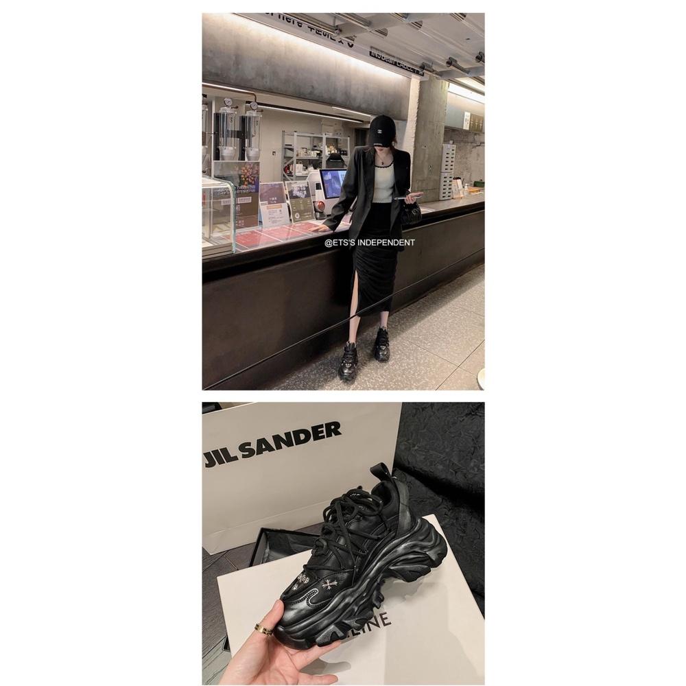 真皮老爹鞋DANDT時尚牛皮卯釘潮流休閒厚底鞋（23 FEB TAI）同風格請在賣場搜尋-歐美女鞋