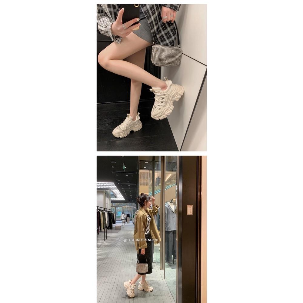 真皮老爹鞋DANDT時尚牛皮卯釘潮流休閒厚底鞋（23 FEB TAI）同風格請在賣場搜尋-歐美女鞋