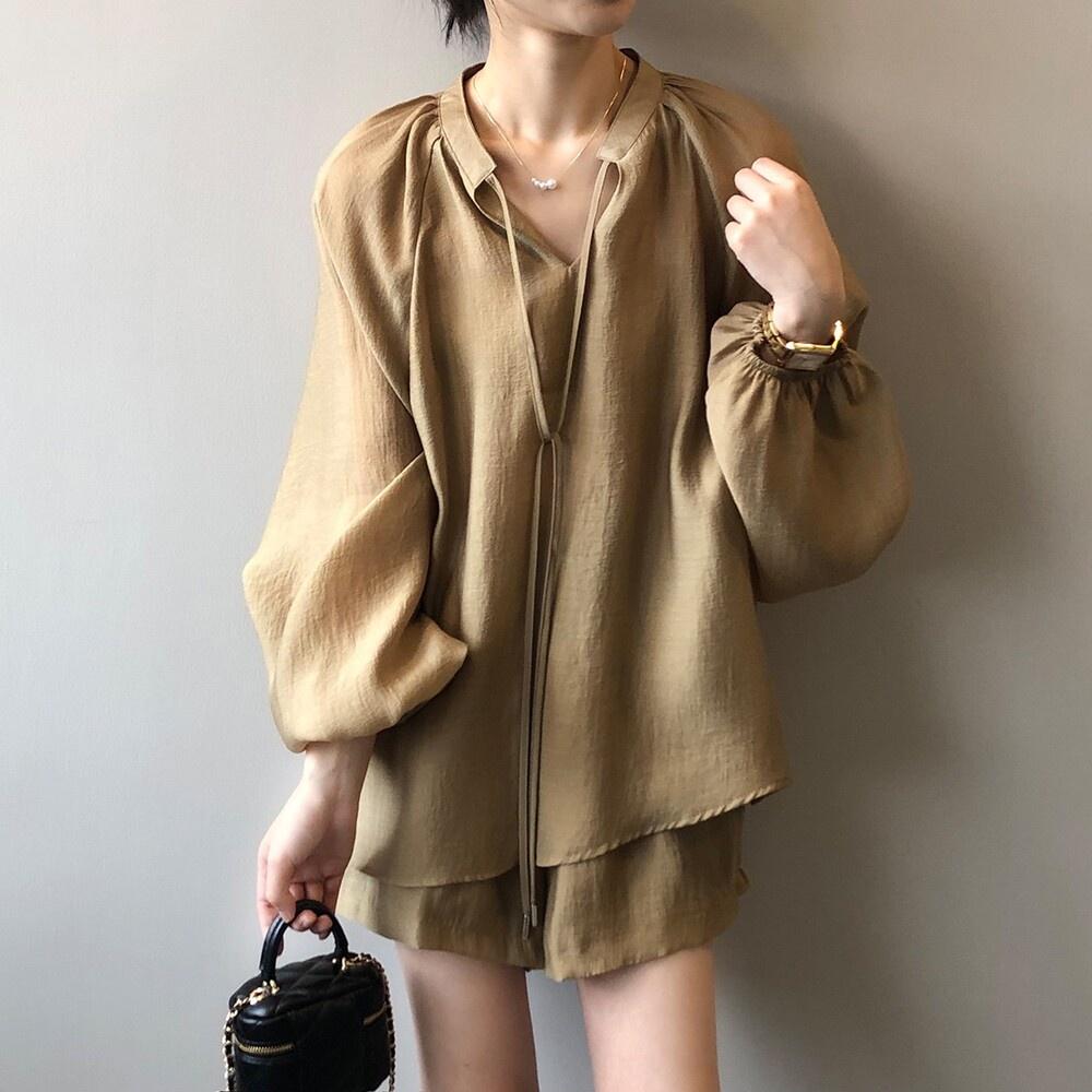 防曬套裝DANDT時尚輕薄長袖短褲防曬衣（23 APR DOU）同風格請在賣場搜尋-歐美服飾